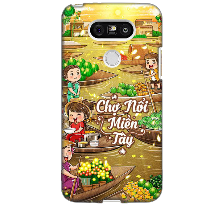 Ốp lưng dành cho điện thoại LG G5 Hình Chợ Nổi Miền Tây - Hàng chính hãng