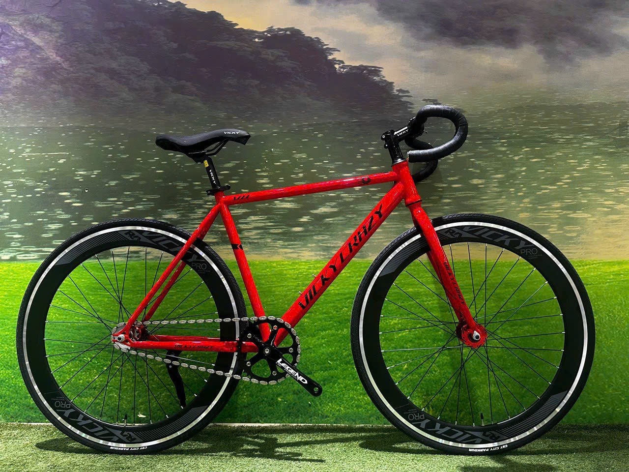 Xe đạp Fixed Gear VICKY CRAZY V8