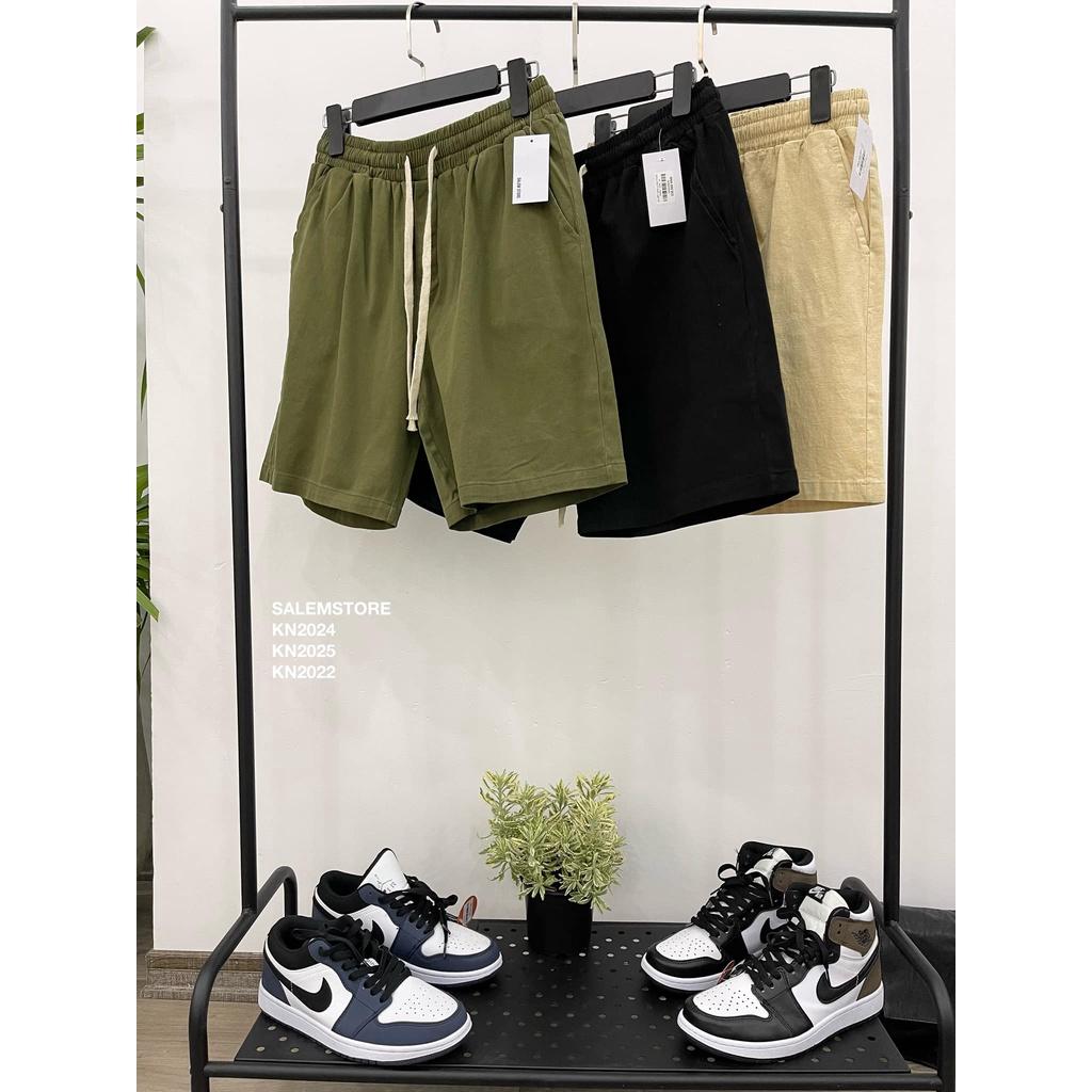 Quần Short Đùi Nam Chất Linen Lưng Thun