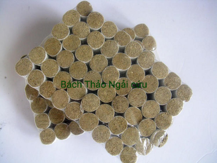 Hộp 108 viên ngải đoạn cao cấp 10 năm.Ngải nhung nguyên chất dùng hơ đốt cứu ngải trong châm cứu, các dụng cụ đông y