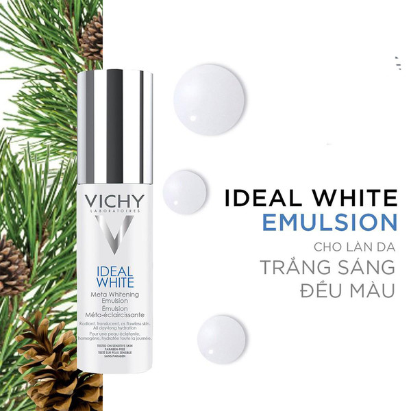 Sữa Dưỡng Trắng Da &amp; Giảm Thâm Nám Từ Sâu Bên Trong Vichy Ideal White Meta Whitening Emulsion 50ml