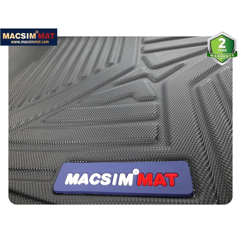 Thảm lót sàn xe ô tô Audi A5 2017 - 2020 Nhãn hiệu Macsim chất liệu nhựa TPV cao cấp màu đen