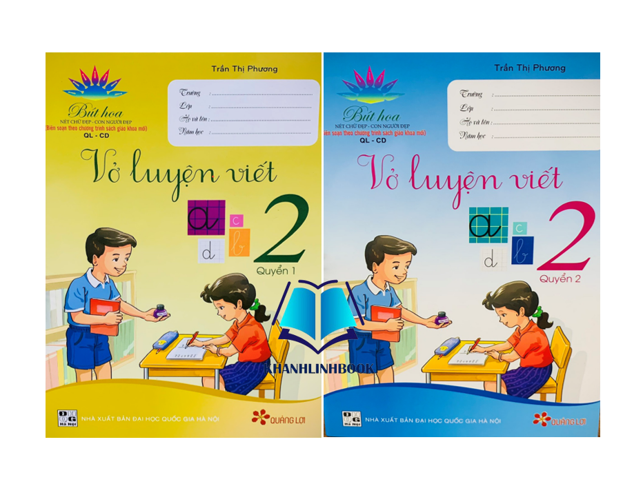 Sách - Combo Vở luyện viết 2 quyển 1 + 2