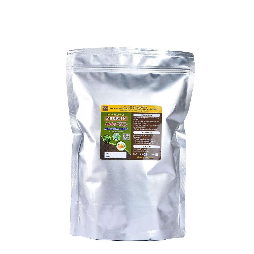 Phân trùn quế promin gói 1kg