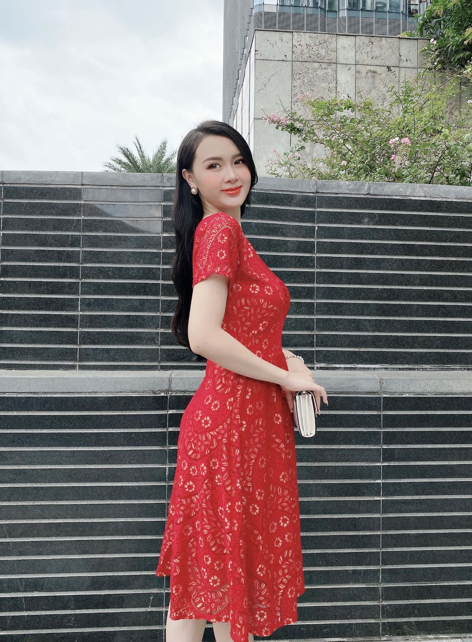 ĐẦM XÒE REN TAY CON CAO CẤP