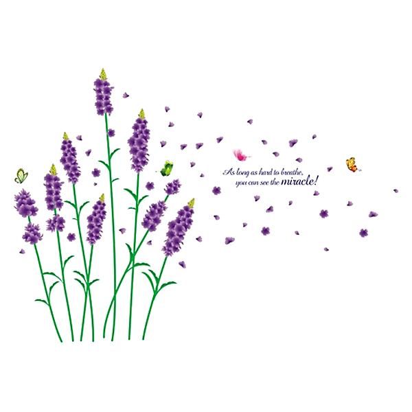 Decal Dán Tường Lavender Binbin PK143