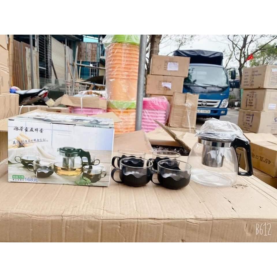 BỘ ẤM LỌC TRÀ CAO CẤP KÈM CHÉN
