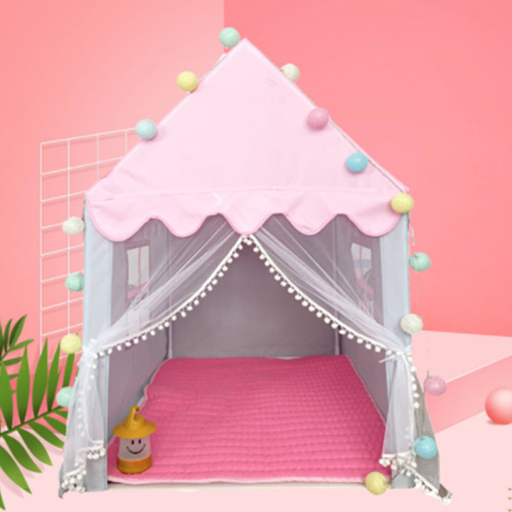 LỀU LÂU ĐÀI CỔ TÍCH TRANG TRÍ TRONG NHÀ (HOUSE TENT FOR BABY)- Hàng Nhập Khẩu