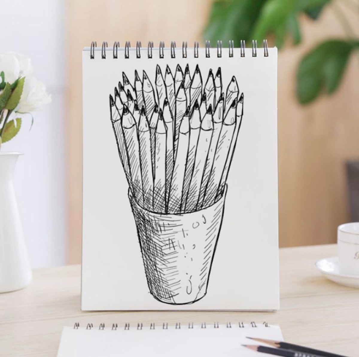 Sổ Ký Hoạ Gáy Lò Xo Cao Cấp A4 Sketchbook