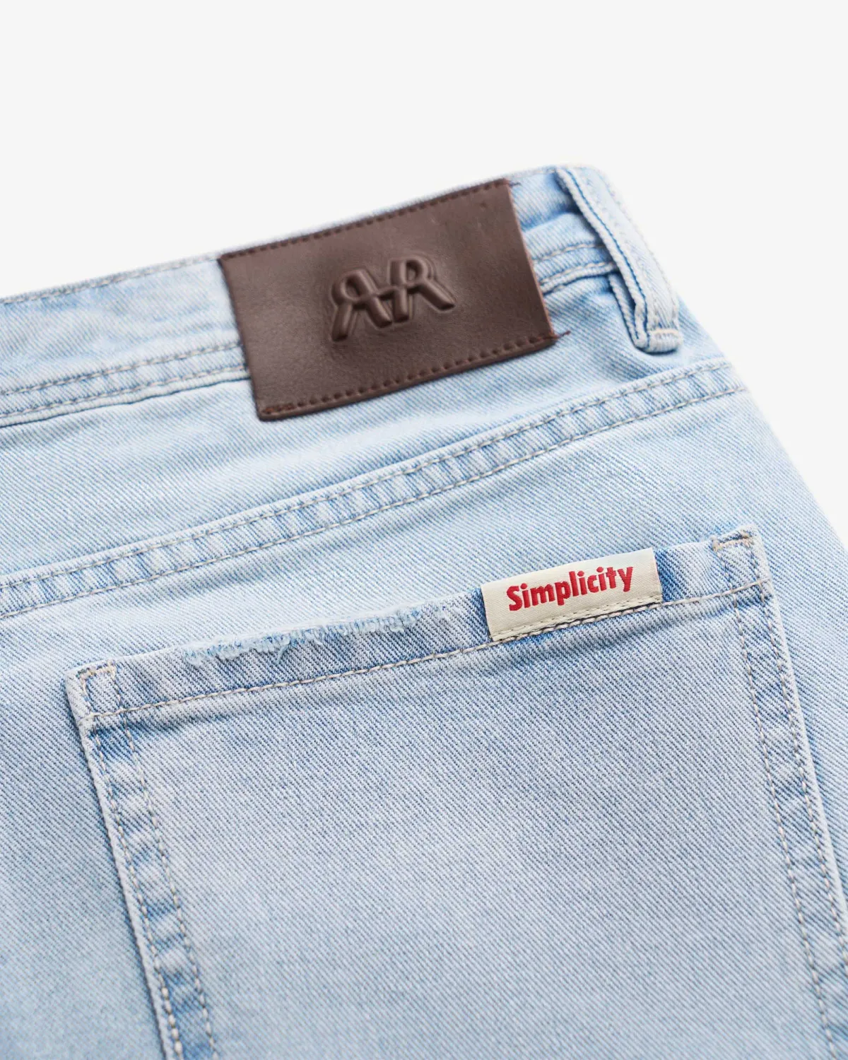 Quần short denim nam nhãn point. Straight - ROUTINE 10F25DPS002