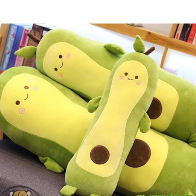 Gấu bông quả bơ dài nhồi bông size nhỏ 45 cm