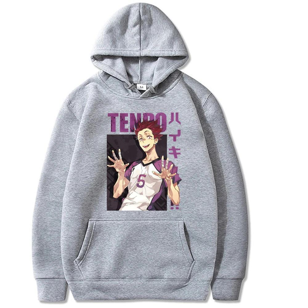 Áo Hoodie Haikyuu Anime Bokuto Manga Shoyo Bóng Chuyền hoodie dài tay