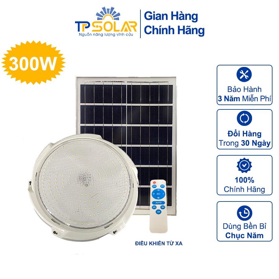 Đèn Áp Trần Năng Lượng Mặt Trời TP Solar TP-A300N Công Suất 300W Cảm Biến Sáng Tối, Chống Nước IP67