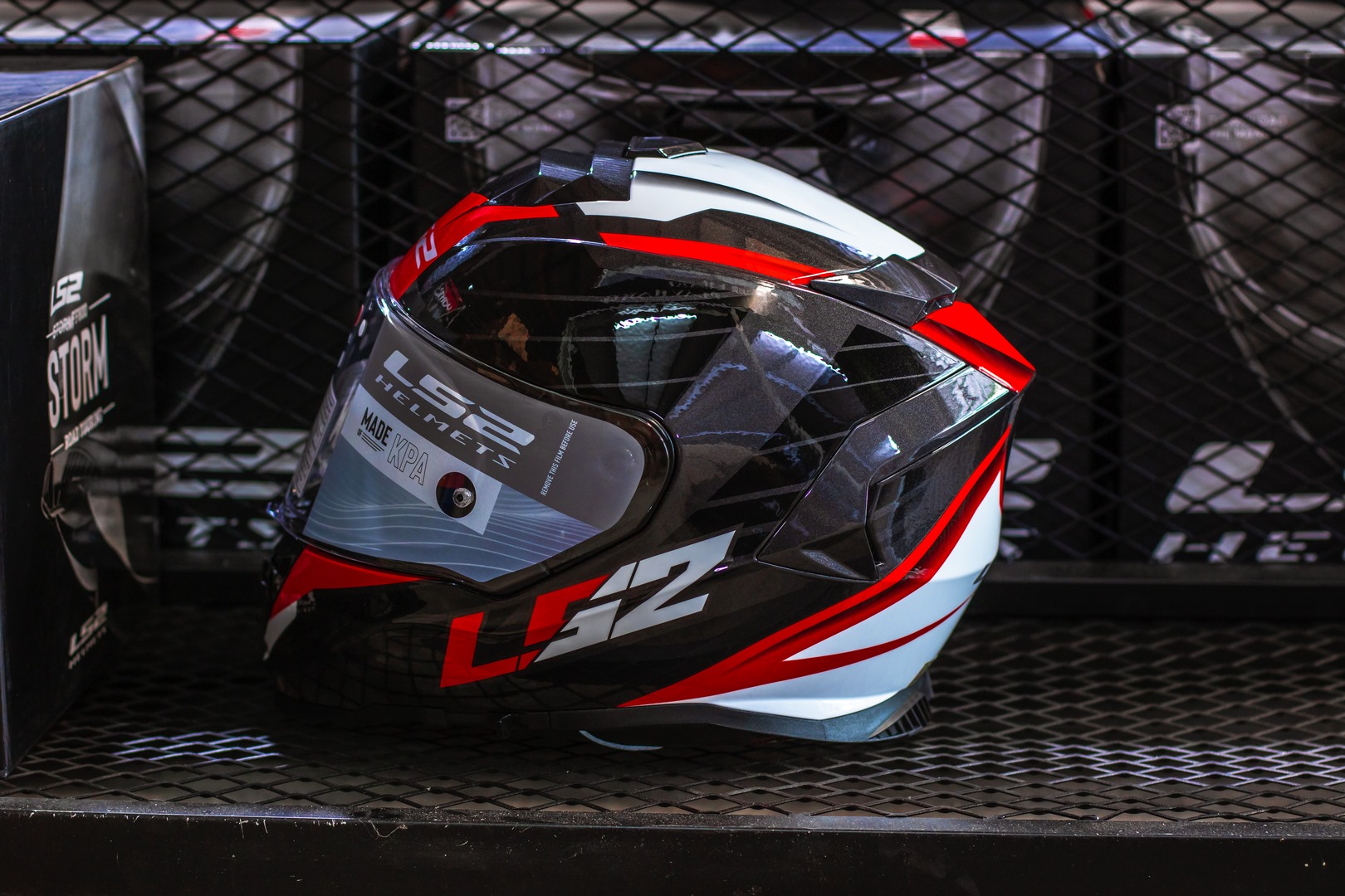 Mũ Bảo Hiểm Fullface Hai Kính LS2 FF800 Storm