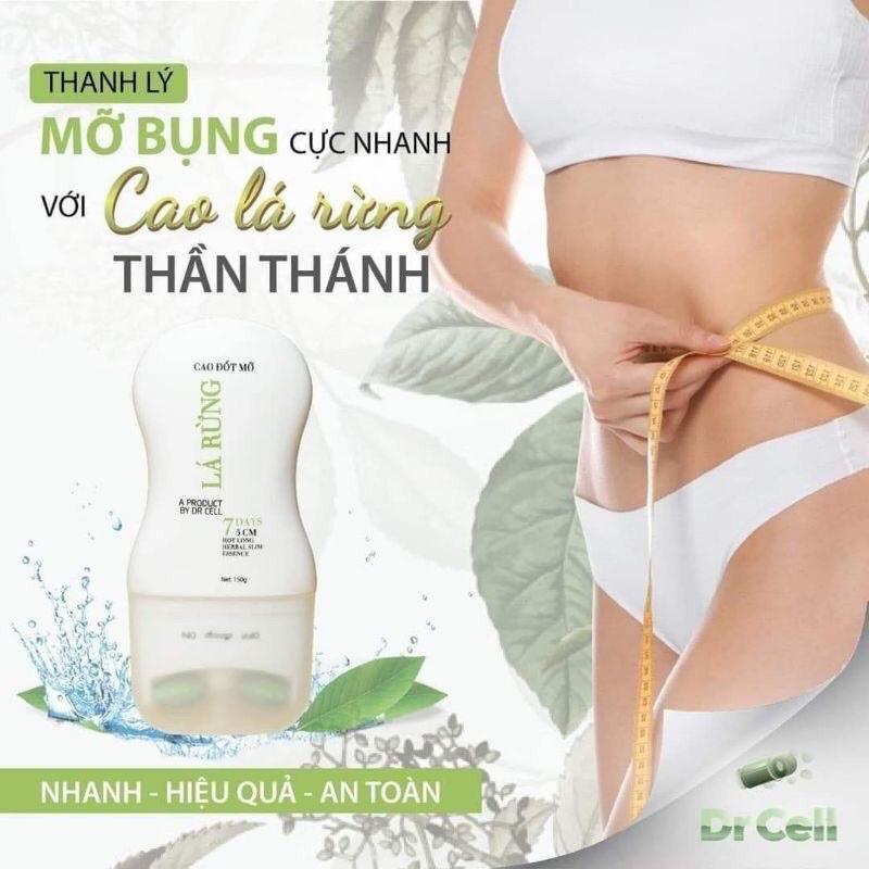 Cao đốt mỡ lá rừng Dr Cell bay mỡ sau 7 ngày