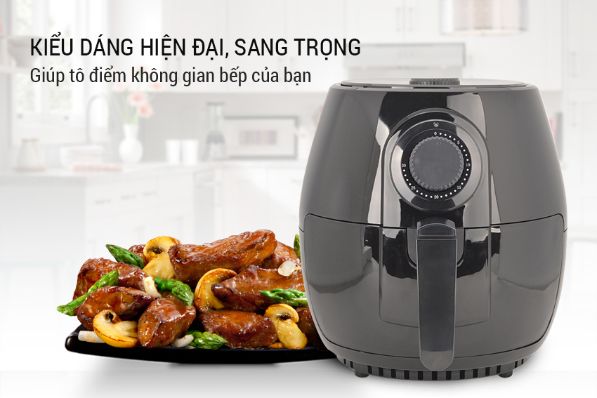 nồi chiên không dầu new 3,8L