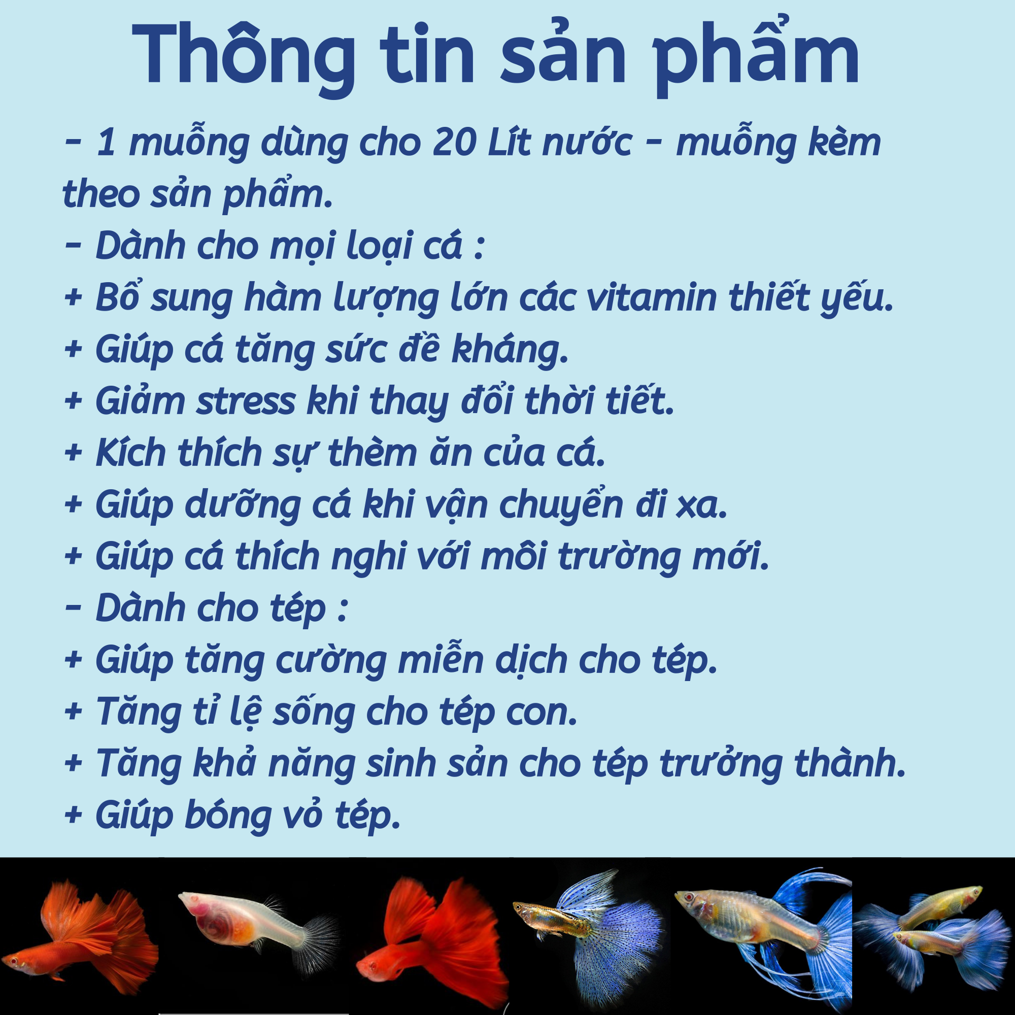 Vita Extra bổ sung vitamin cho cá tép - NUPHAR Sản phẩm giúp cá khỏe - Hingaostore.