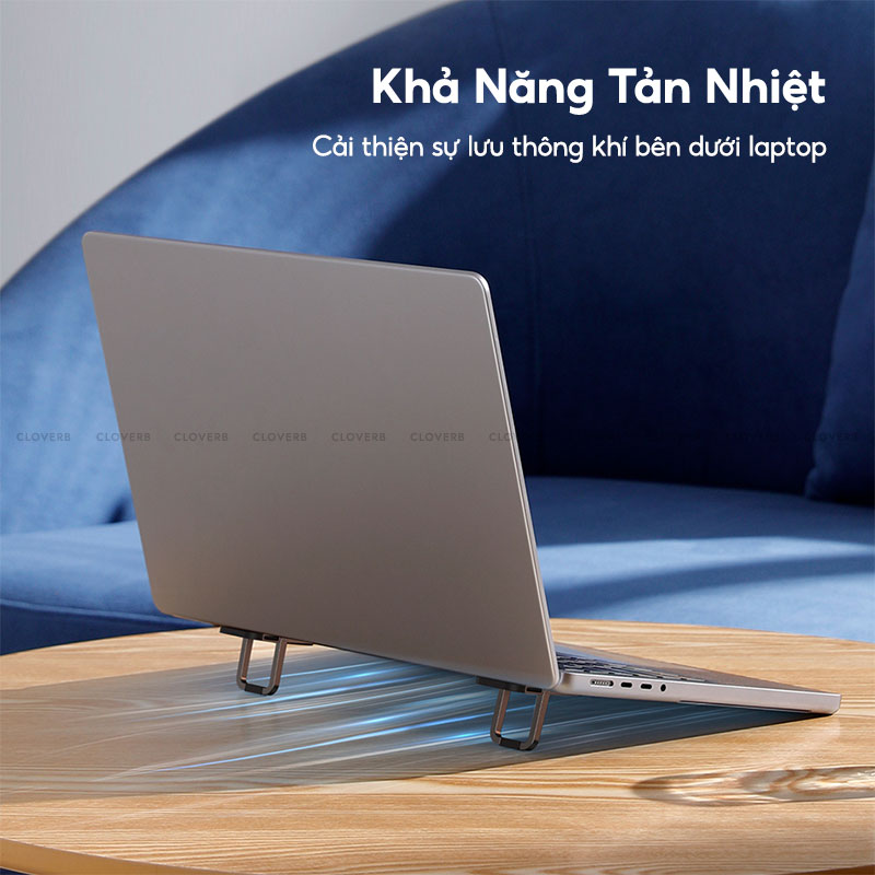 Giá Đỡ BASEUS Slim Laptop Kickstand Có Thể Gập Gọn Cho Máy Từ 13 Đến 17 inch | Hàng Chính Hãng