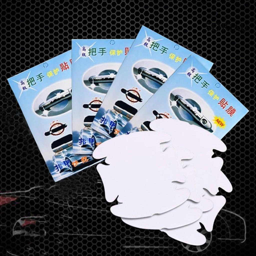 4 Miếng Dán Bảo Vệ Tay Nắm Cửa Xe Hơi Chống Trầy Xước