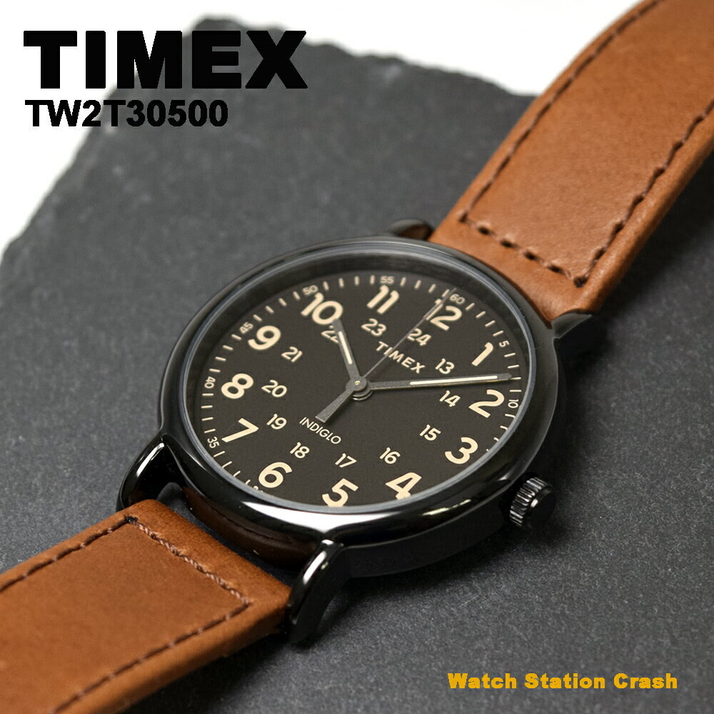 Đồng hồ Unisex Nam Nữ Timex Weekender 40mm 2-Piece Quick-Release - TW2T30500MK Dây Da - Chính Hãng