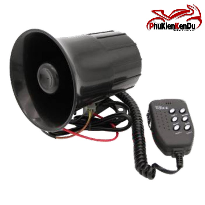 CÒI HÚ POLICE 6 CHẾ ĐỘ 12V, CÓ MIC