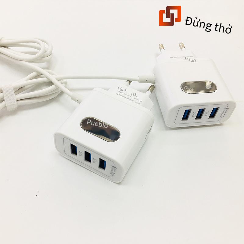 Giao hàng nhanh Bộ sạc điện thoại di động 20W dành cho gia đình Châu Âu, Mỹ và Anh Sạc nhanh đầu sạc vuông U kép công suất cao 18W