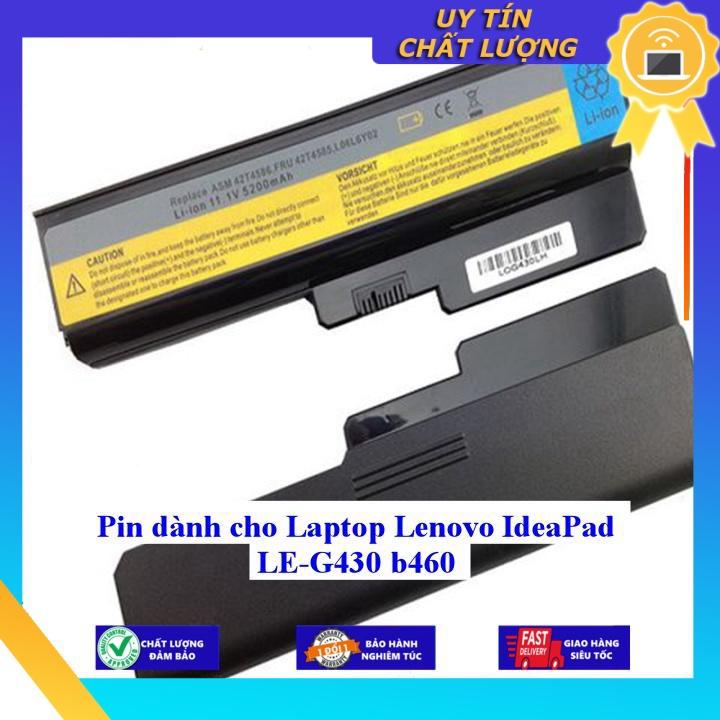 Pin dùng cho Laptop Lenovo IdeaPad LE-G430 B460 - Hàng Nhập Khẩu MIBAT327