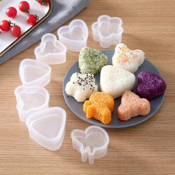 Set 7 Khuôn Cơm Nắm Onigiri Nhiều Hình