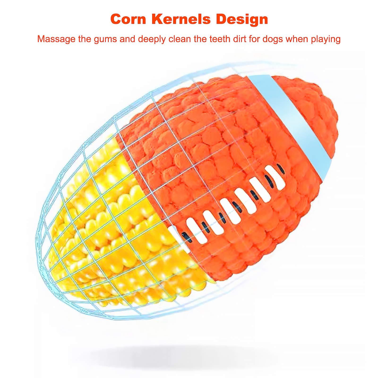 Chó ré lên bóng bầu dục, đồ chơi K bền bỉ mạnh mẽ với đồ chơi chó tương tác cao su không độc hại cho chó nhỏ