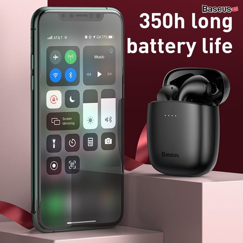 Tai nghe không dây Baseus Encok True Wireless Earphones W04 (TWS, , Earbuds Mini ) Bản Tiêu Chuẩn  &quot;Hàng Chính hãng