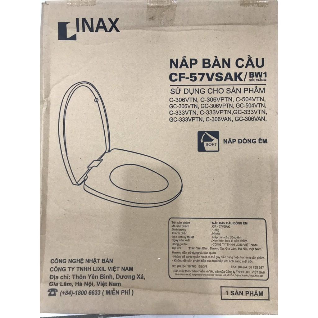 Nắp bàn cầu êm inax 504  hàng HÙNG ANH RAP CHUẨN