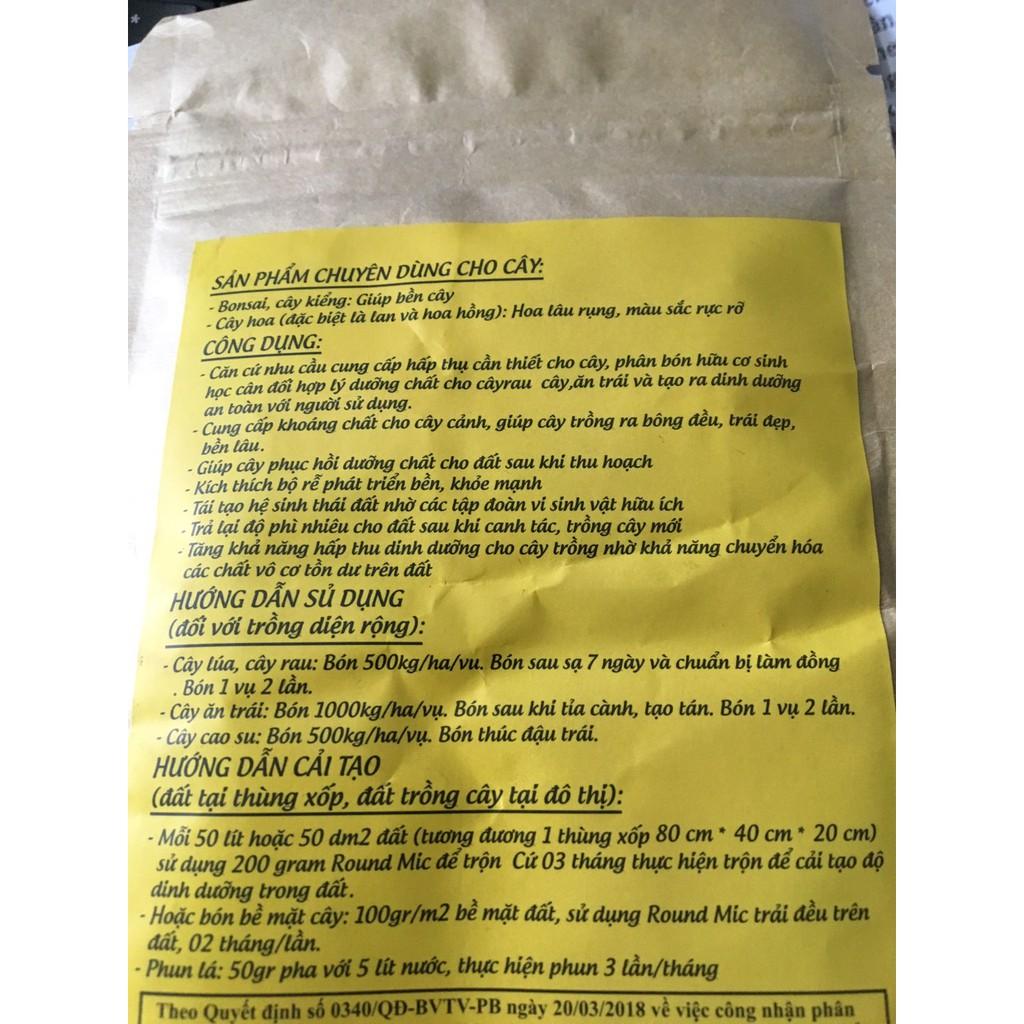 Phân cá hữu cơ sinh học round-mic Hàn quốc gói 300gr