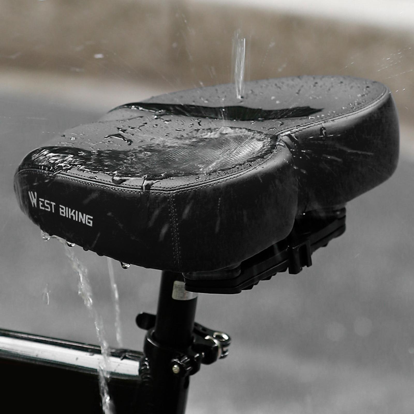 Dual Pad Bike Cushion Wide Comfort Saddle Seat Pad