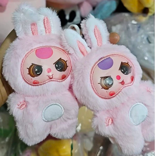 Móc khóa Baby Three đáng yêu - 15cm - Quà tặng móc khóa gấu bông bé ba tai thỏ cute