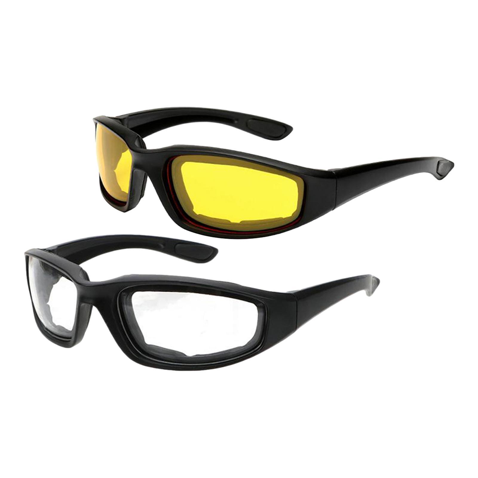 4xMotorcycle Goggles Fit   Shatterproof  UV400 Unisex