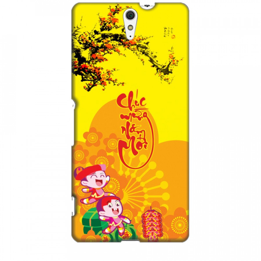 Ốp lưng dành cho điện thoại SONY C5 Chúc Mừng Năm Mới