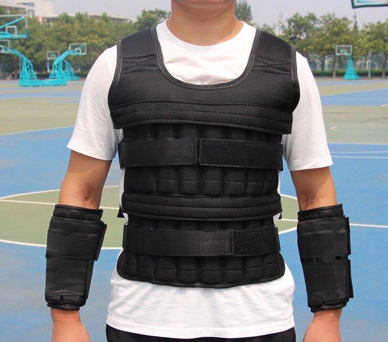 Áo đựng tạ thể lực 10KG thích hợp tập thể dục, chạy bộ, tập võ - Vest weight 10kg