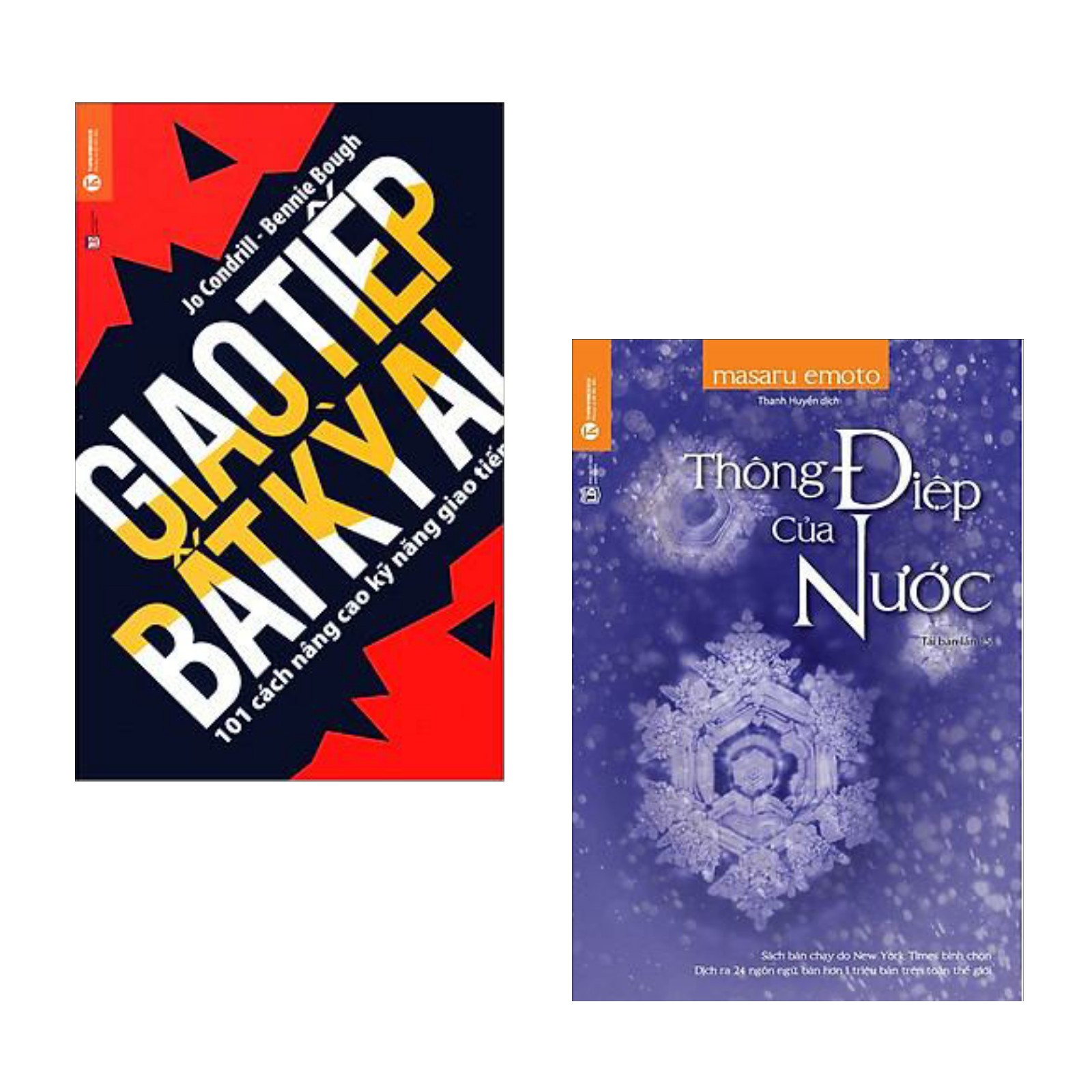 Combo sách hay: Giao Tiếp Bất Kỳ Ai + Thông Điệp Của Nước