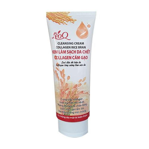 LEOQ KEM LÀM SẠCH TẾ BÀO CHẾT COLLAGEN CÁM GẠO