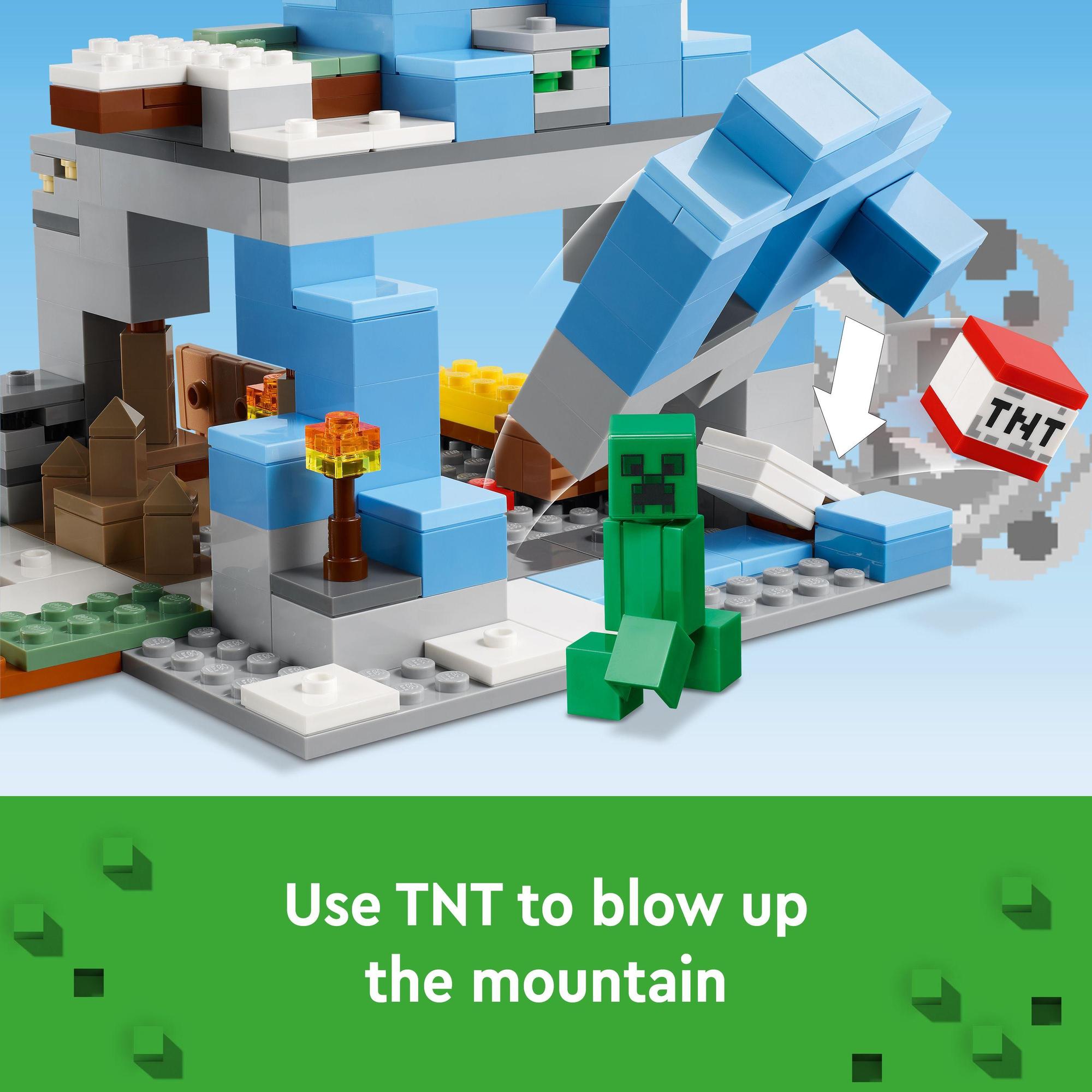LEGO Minecraft 21243 Đỉnh Núi Băng Giá (304 Chi Tiết)