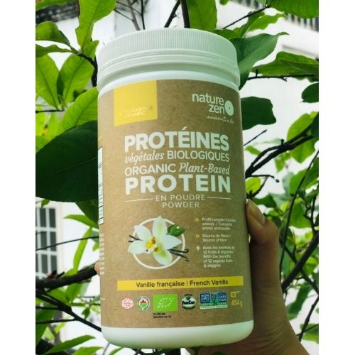 BỘT PROTEIN THỰC VẬT HỮU CƠ NATURE  ZEN CAO CẤP - VỊ VANI 468G