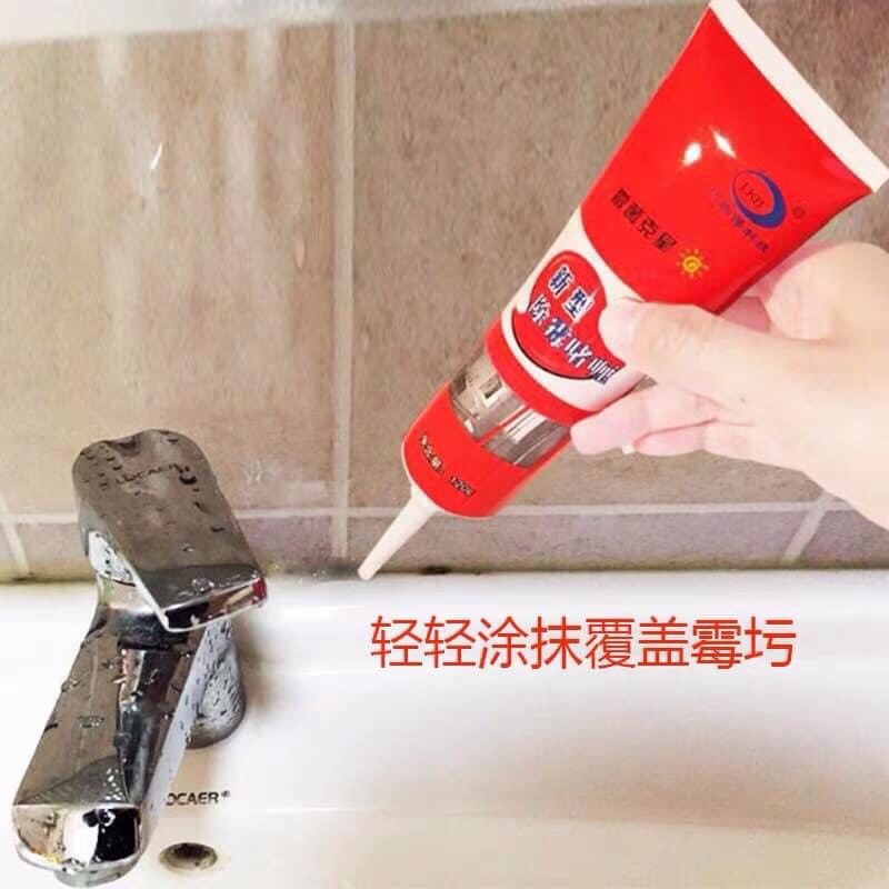 Gel Tẩy Nấm Mốc Tẩy Trắng Đa Năng 120g, Keo Tẩy Nấm Mốc, Làm Sạch Khu Bếp, Nhà Vệ Sinh, Kẽ Tường, Tủ Lạnh