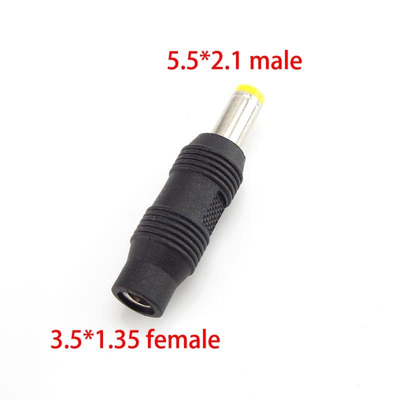Bộ 5 Đầu Chuyển Đổi Jack Cắm 3.5*1.35 mm Sang 5.5*2.1mm Cho Máy Tính Bảng