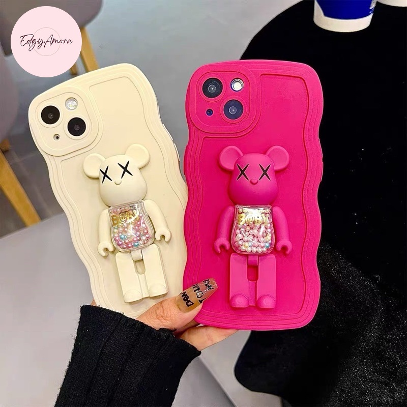 Ốp lưng Iphone chống sốc hình gấu giá đỡ dành cho Iphone 11 / Phone 11 Pro / Iphone 11 Pro Max / Iphone 12 / Iphone 12 Pro / Iphone 12 Pro Max / Iphone 13 / Iphone 13 Pro / IPhone 13 Pro Max / Iphone 14/ Iphone 14 Pro / Iphone 14 Pro Max