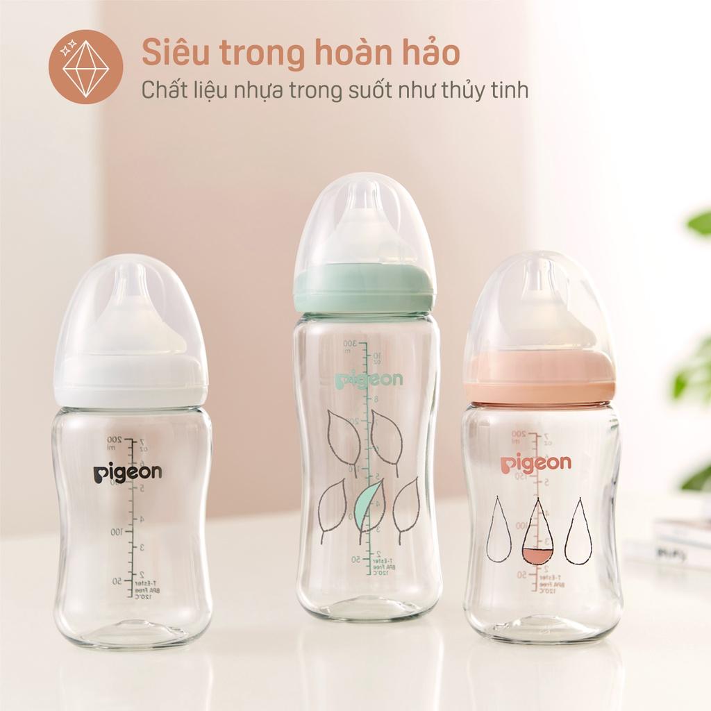 Bình sữa Pigeon T-Ester Plus – Chiếc lá