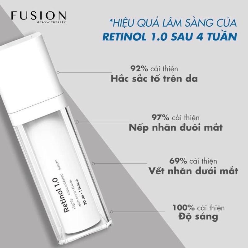 Serum Retinol 1.0 Fushion 30ml Đẩy Lùi Lão Hoá Da