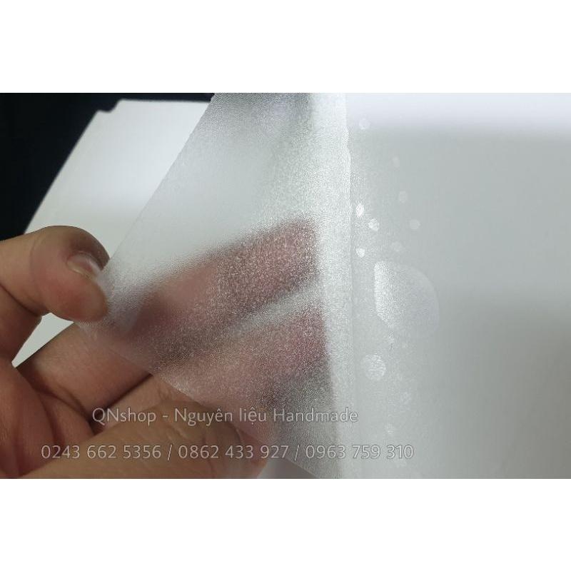 1 mét decal trong suốt, decal lụa mờ