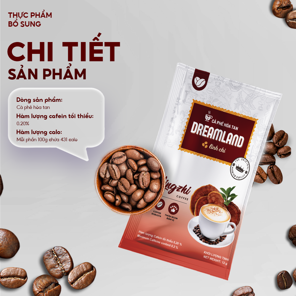 Cà Phê DREAMLAND LINH CHI - Hàng Chính Hãng Bảo Long