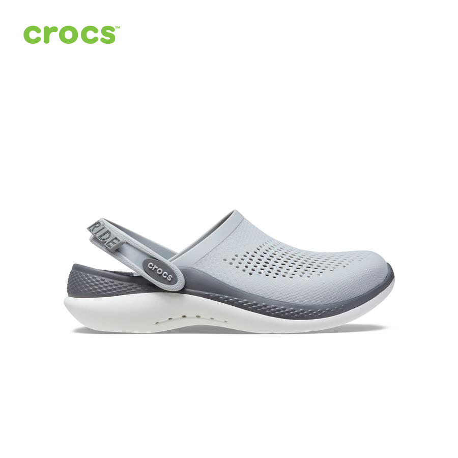 Giày lười nam Crocs LiteRide 360 Clog U Light Grey/Slate Grey - 206708-0DT