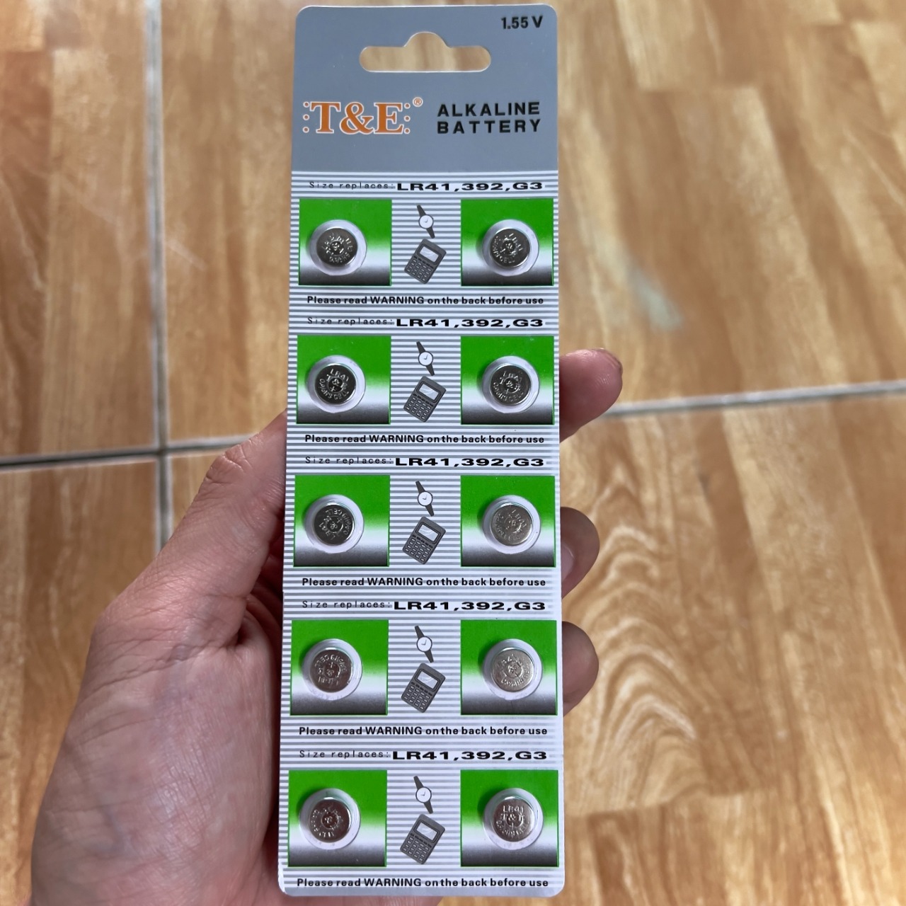 10 Viên Pin Cúc Áo LR41 - AG3 - L736 Vinnic 1,5V